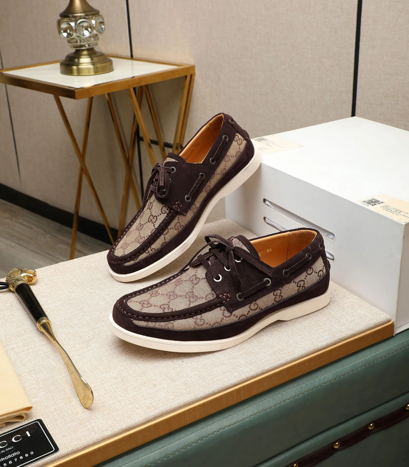 Men's shoes💰540 GUCCI🔍🔍2024 latest model On sale at the counter at the same time, original calfskin imported from Italy, cowhide lining, (high-end, noble, and classy) with exquisite workmanship, soles: original soles specially provided by the original factory, ⚠Exclusive double-layer movable molded soles are super comfortable⚠, real photos🎬The real ones are better🔍🔍"High quality·Follow the order" code number 38-44